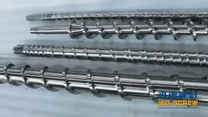 交聯(lián)聚乙烯(XLPE)、聚氯乙烯(PVC)、聚乙烯(PE)、低煙無(wú)鹵電纜擠出機(jī)螺桿